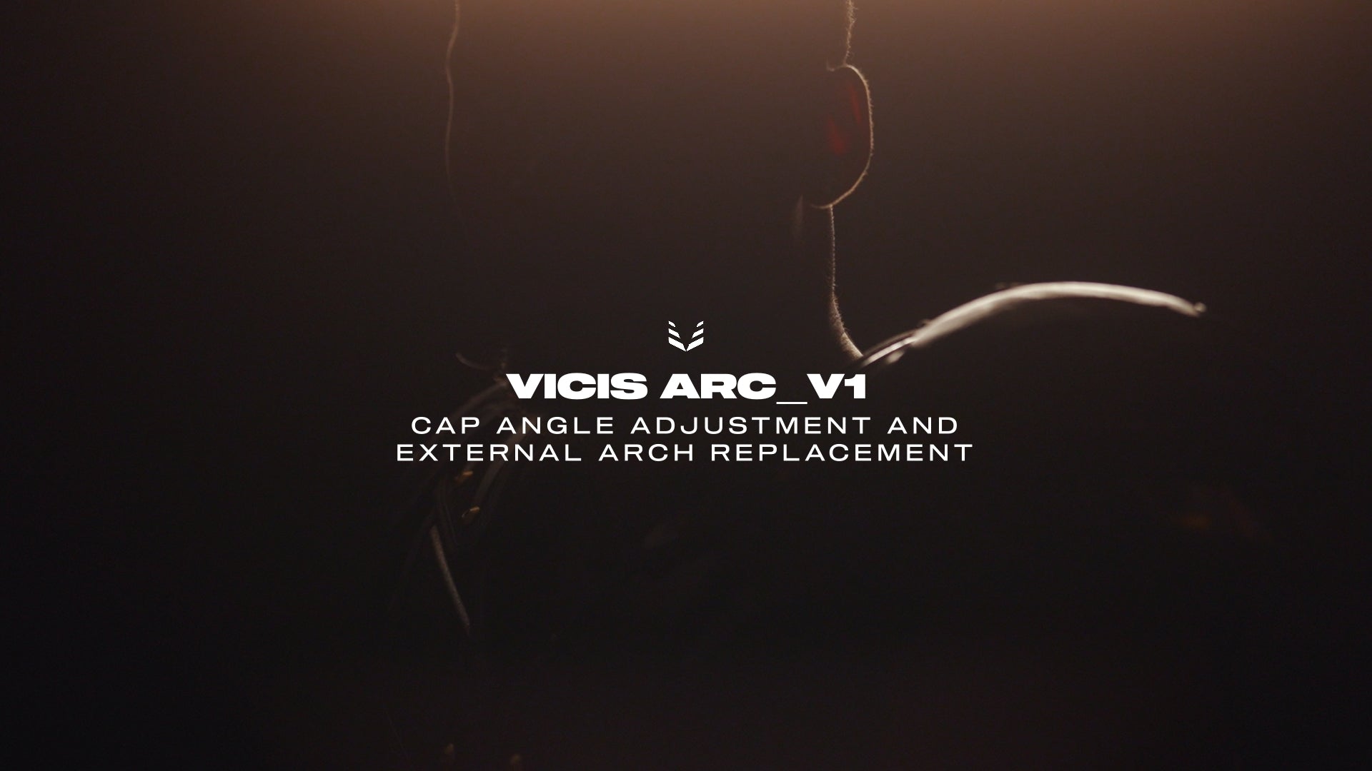 VICIS ARC_V1 Elite Shoulder Pads Cap Angle Adjustment and External Arch Replacement