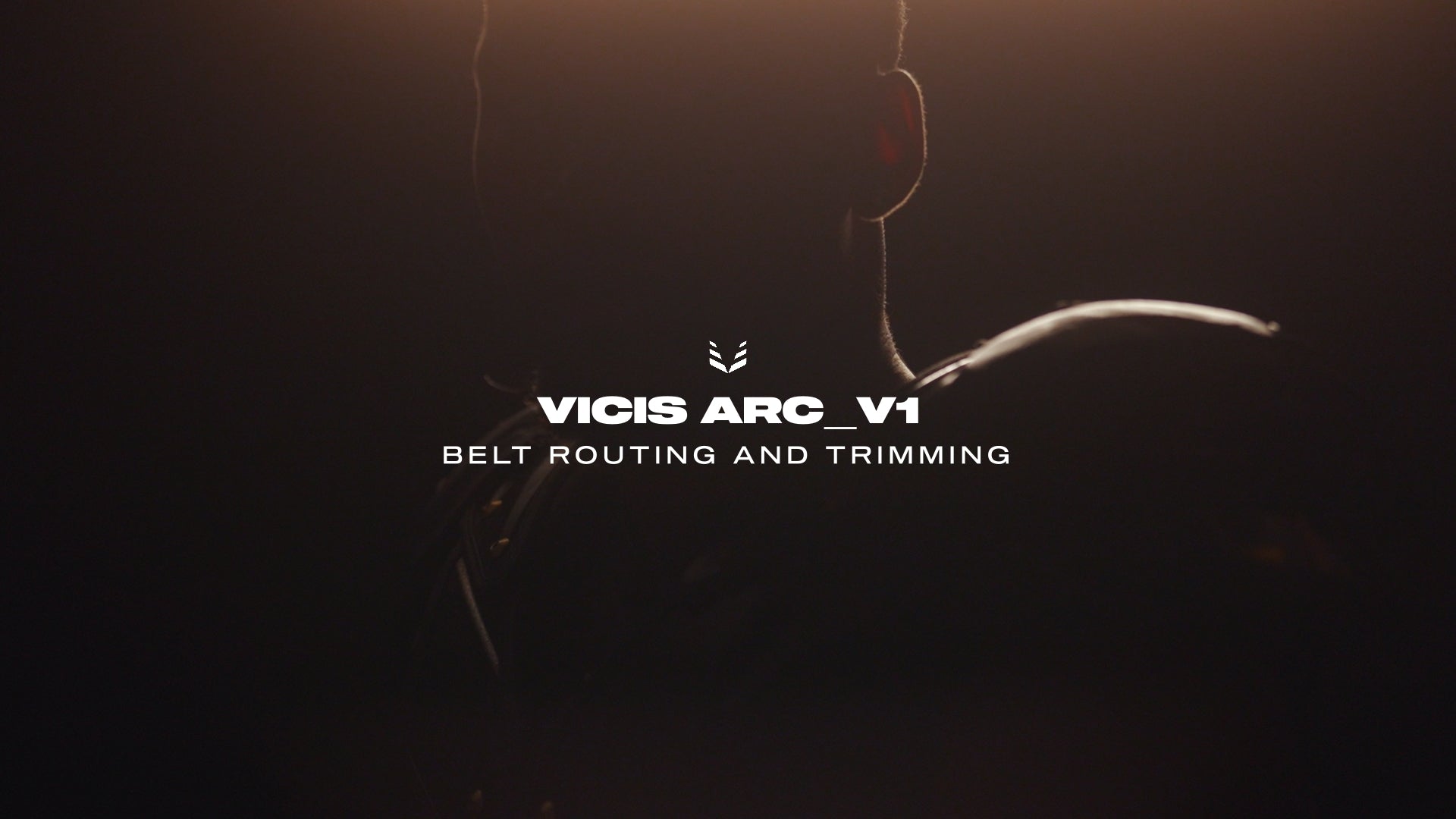 VICIS ARC_V1 Elite Shoulder Pads Belt Routing and Trimming