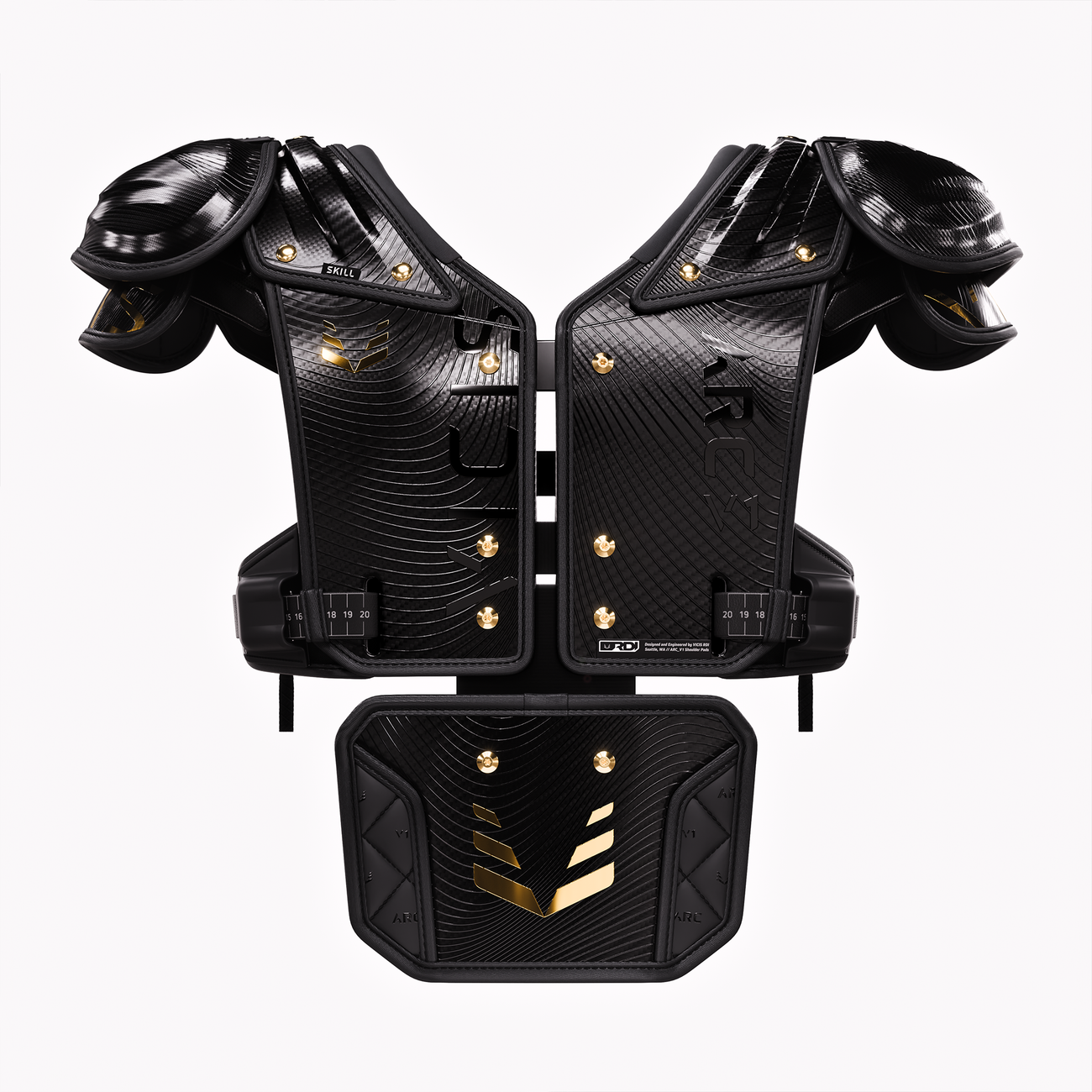 ARC_V1 ELITE SHOULDER PADS - TRENCH