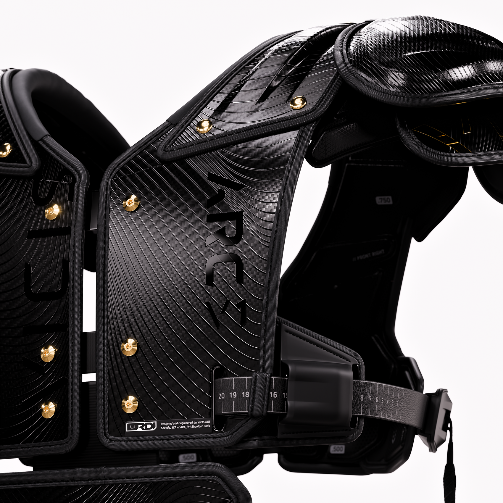 ARC_V1 ELITE SHOULDER PADS - TRENCH