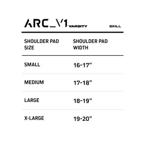 ARC_V1 VARSITY SHOULDER PADS – SKILL