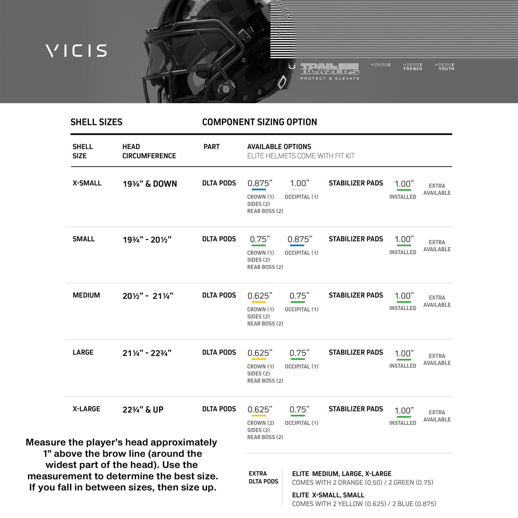 battle football helmet sizes ZERO2 YOUTH HELMET